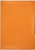 Agenda de lux B5, culoare orange, 244 file, Alicante